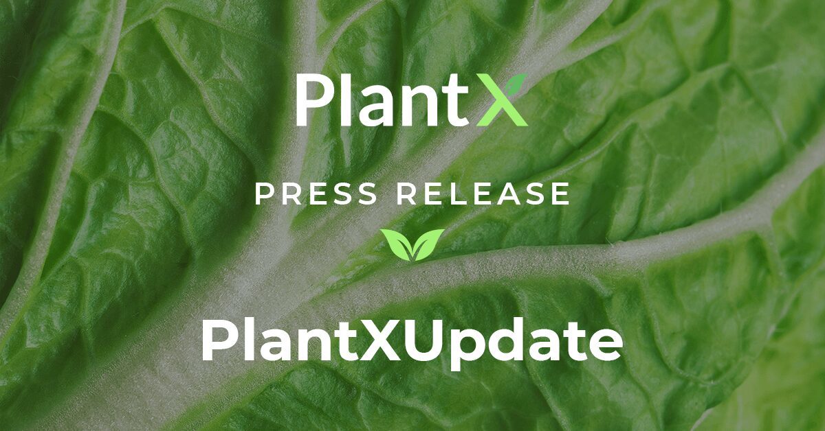 PlantX Press Release